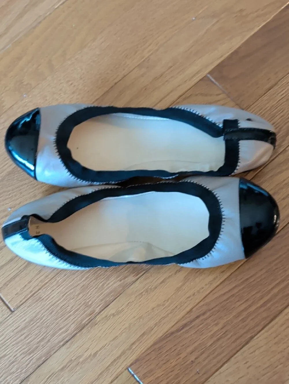 Cole Haan Black and Tan Women's Ballet Flats